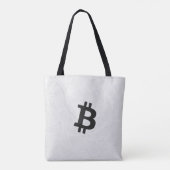 Bitcoin Neuron White トートバッグ (裏面)