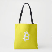 Bitcoin Neuron Yellow トートバッグ (正面)