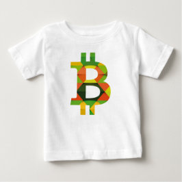 BITCOIN/PATTERN-Toddler's Romper ベビーTシャツ