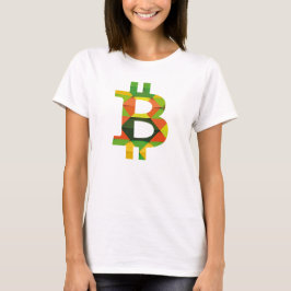 BITCOIN/PATTERN-Women's Crop Top Tシャツ