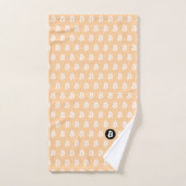Bitcoin Peach バスタオルセット (ハンドタオル)