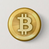 Bitcoin Pin 缶バッジ (正面)