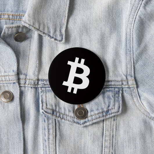 Bitcoin Pin Button (Large) 缶バッジ (インサイチュ)