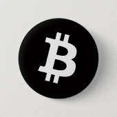 Bitcoin Pin Button (Medium) 缶バッジ (正面)