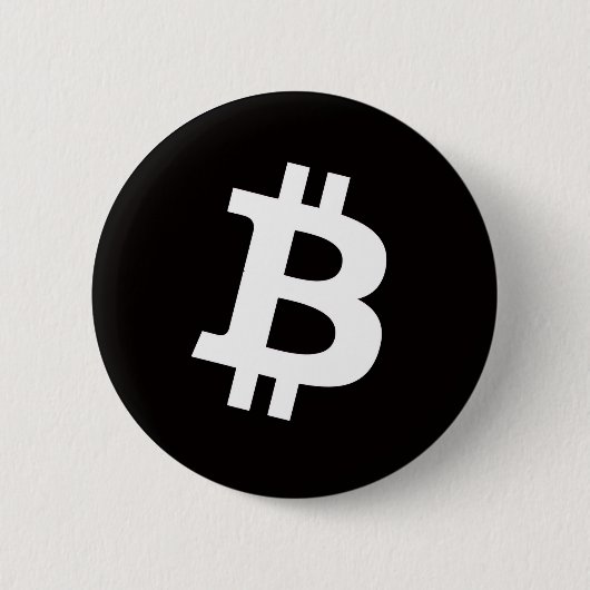 Bitcoin Pin Button (Medium) 缶バッジ (正面)