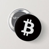 Bitcoin Pin Button (Medium) 缶バッジ (正面&裏面)