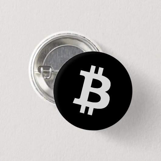 Bitcoin Pin Button (Small) 缶バッジ (正面&裏面)