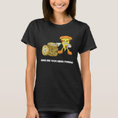 Bitcoin Pizza  Crypto Show Me Your Seed Phrase Tシャツ (正面)