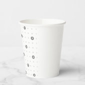 Bitcoin Polka Dot 8oz Paper Cup 紙コップ (左)