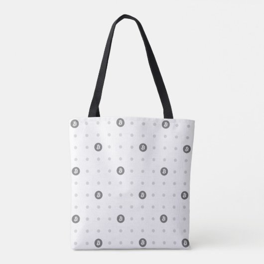 Bitcoin Polka Dot Tote Bag トートバッグ (裏面)