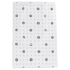 Bitcoin Polka Dots Gift Bag (Medium) ミディアムペーパーバッグ
