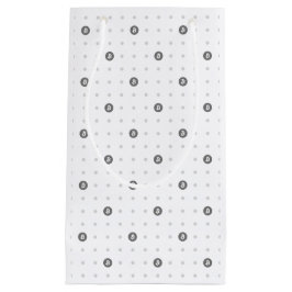 Bitcoin Polka Dots Gift Bag (Small)  スモールペーパーバッグ
