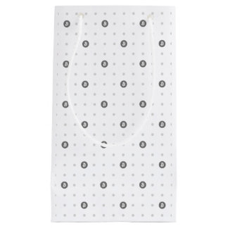 Bitcoin Polka Dots Gift Bag (Small)  スモールペーパーバッグ