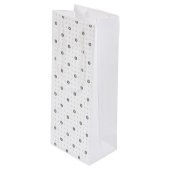 Bitcoin Polka Dots Wine Bag ワインギフトバッグ (正面アングル)