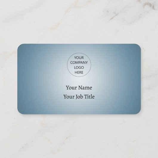 Bitcoin QRコードグラデーションブルーを受け入れる 名刺 (裏面)