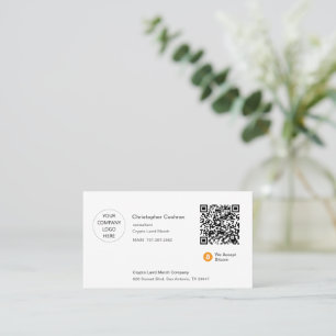 Bitcoin qrコード白を受け入れる 名刺
