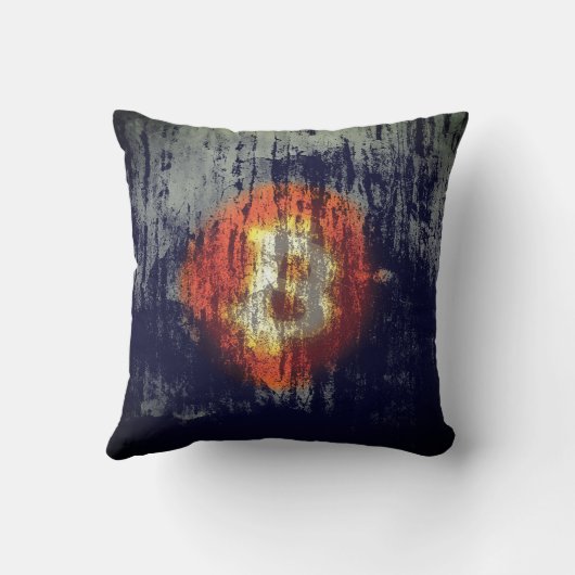 Bitcoin Resilient Art クッション (裏面)