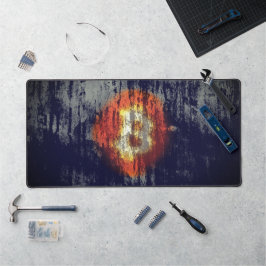 Bitcoin Resilient Art デスクマット