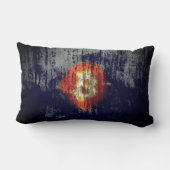 Bitcoin Resilient Art ランバークッション (裏面)