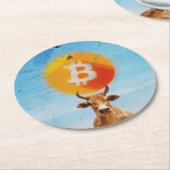 Bitcoin Resilient Bull ラウンドペーパーコースター (アングル)
