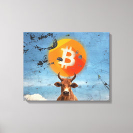 Bitcoin Resilient Bull(HD) キャンバスプリント