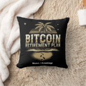 Bitcoin Retirement Planで未来を守る クッション (ブランケット)