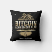 Bitcoin Retirement Planで未来を守る クッション (正面)