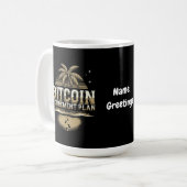 Bitcoin Retirement Planで未来を守る コーヒーマグカップ (正面左)