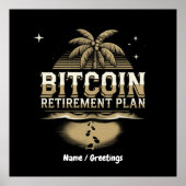 Bitcoin Retirement Planで未来を守る ポスター (正面)