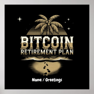 Bitcoin Retirement Planで未来を守る ポスター