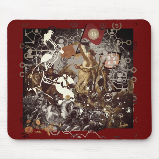 Bitcoin Revolution マウスパッド (正面)