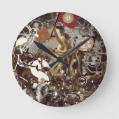 Bitcoin Revolution ラウンド壁時計 (正面)