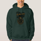 Bitcoin Rules Crowned King Crypto Hoodie パーカ (正面)