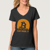 Bitcoin Santiago Skyline Santiago Bitcoin Maximal Tシャツ (正面)