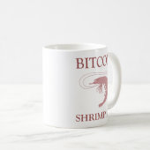 Bitcoin Shrimp コーヒーマグカップ (正面右)