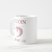 Bitcoin Shrimp コーヒーマグカップ (正面左)