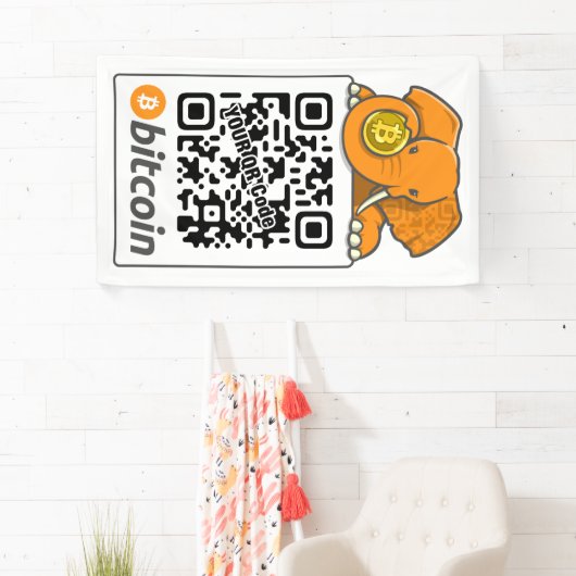 Bitcoin Sign QR Customize 横断幕 (インサイチュ)