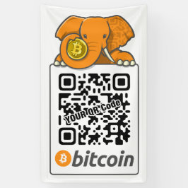 Bitcoin Sign QR Customize 横断幕