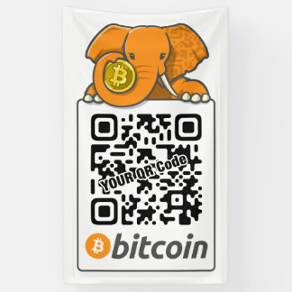 Bitcoin Sign QR Customize 横断幕