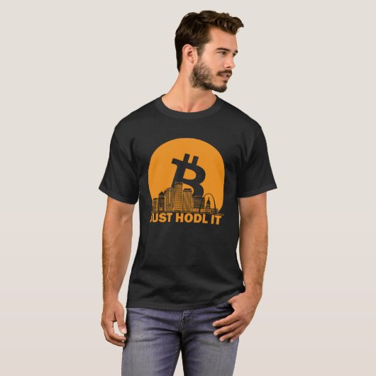 Bitcoin St Louis Skyline St Louis Bitcoin Maximal Tシャツ (正面フル)