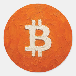 Bitcoin Standard (Oil, Style: 2) ラウンドシール