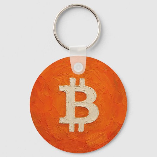 Bitcoin Standard (Oil, Style: 3) キーホルダー (正面)