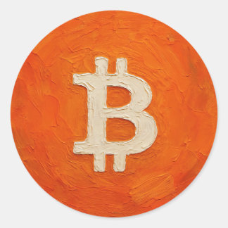 Bitcoin Standard (Oil, Style: 3) ラウンドシール