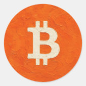 Bitcoin Standard (Oil, Style: 4) ラウンドシール (正面)