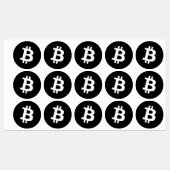 Bitcoin Sticker Sheet ラベル (シート)
