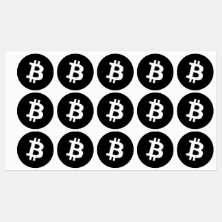 Bitcoin Sticker Sheet ラベル