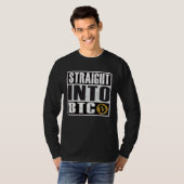 Bitcoin  Straight Outta into BTC Blockchain Tシャツ (正面フル)