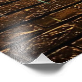 Bitcoin Street Art Poster – Colorful Graffiti Desi フォトプリント (角)