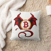 Bitcoin Teufel クッション (ブランケット)