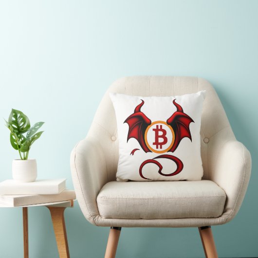 Bitcoin Teufel クッション (椅子)